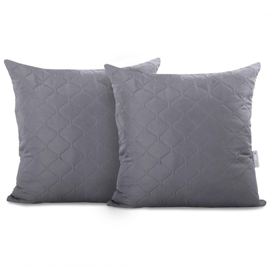 DecoKing Pillowcase STEEL 40 x 40 cm*2 – 2