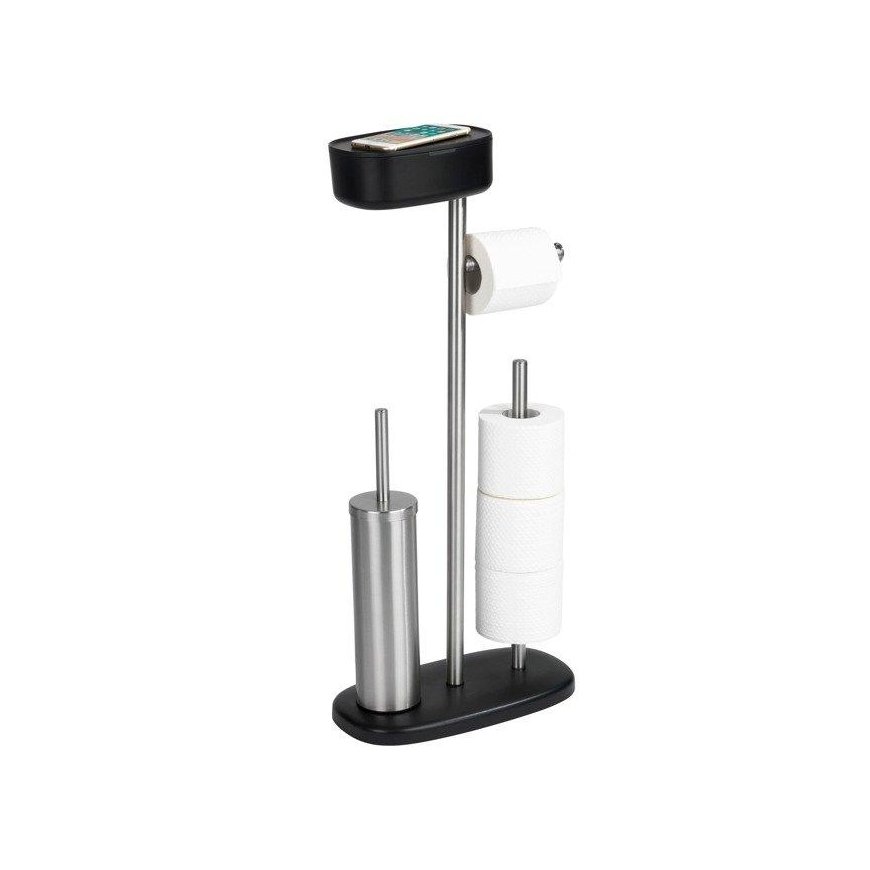 WENKO Paper and toilet brush holder