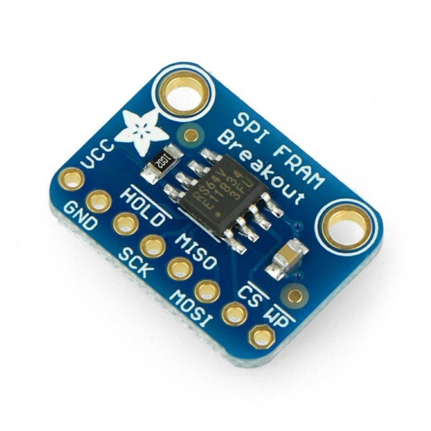 MB85RS64V, 64Kb / 8KB FRAM nepastovioji SPI atmintis, Adafruit 1897