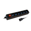 Techly IUPS-PCP-6V elektros tinklo ilgintuvas 1,5 m 6 AC išvestis(ys / čių) Juoda Techly IUPS-PCP-6V elektros tinklo ilgintuvas 1,5 m 6 AC išvestis(ys / čių) Juoda