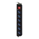 Techly IUPS-PCP-6V pagarinātājs 1,5 m 6 Maiņstrāvas izvade (-s) Melns Techly IUPS-PCP-6V pagarinātājs 1,5 m 6 Maiņstrāvas izvade (-s) Melns