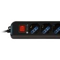 Techly IUPS-PCP-6V pagarinātājs 1,5 m 6 Maiņstrāvas izvade (-s) Melns Techly IUPS-PCP-6V pagarinātājs 1,5 m 6 Maiņstrāvas izvade (-s) Melns