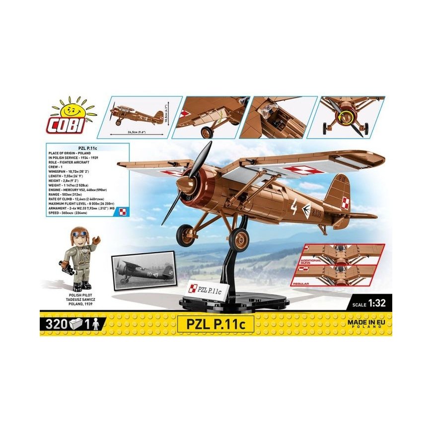 COBI PZL P.11c – 3