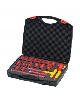 Wiha 43024 ratchet wrench 10,11,12,13,14,17,19,22,24,27,32 mm 16 pc(s) Red, Yellow
