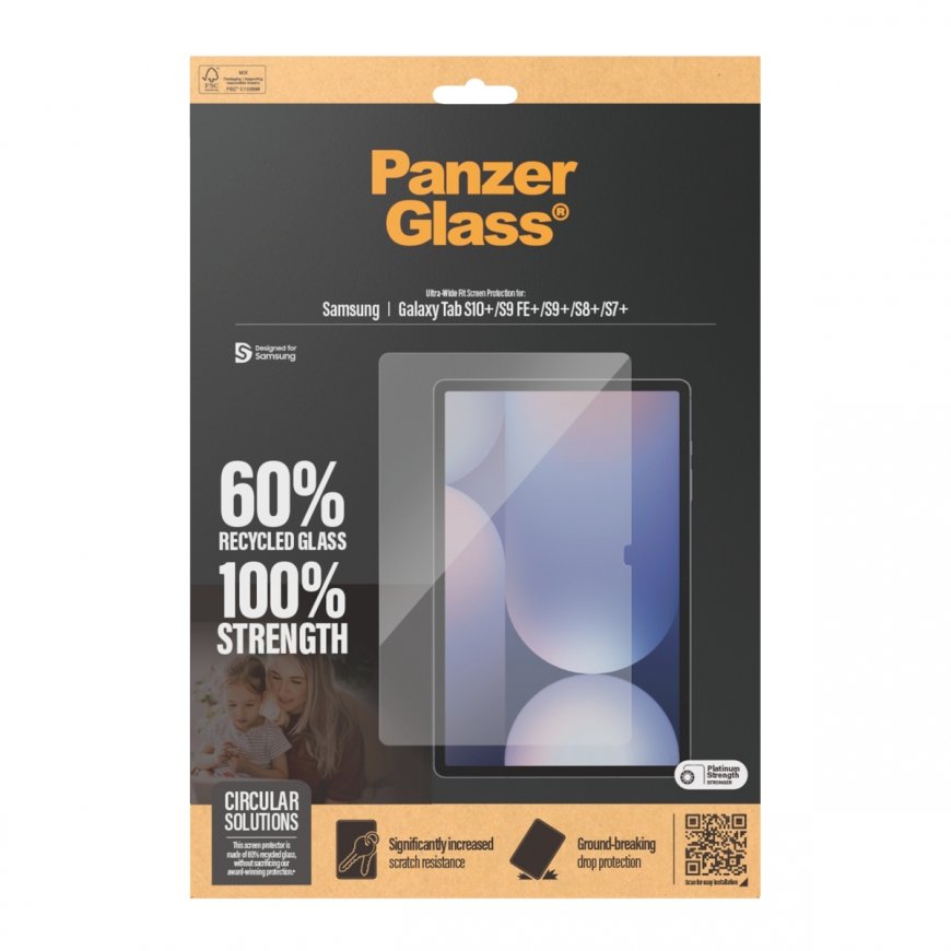 PanzerGlass Samsung Galaxy Tab S7+/S8+/S9+/S9 FE+/New S9+ 1 kpl – 3