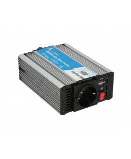 Extralink CAR VOLTAGE CONVERTER 12V - 230V, 500W, MODIFIED SINUS OPIM-500W toiteadapter ja vaheldi Universaalne Alumiinium