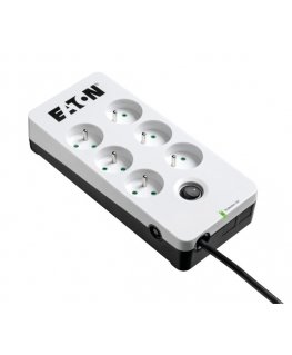 Eaton PB6F viršįtampių ribotuvas Juoda, Balta 6 AC išvestis(ys / čių) 220 - 250 V 1,5 m