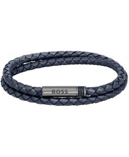 Hugo Boss Stylish leather double bracelet 1580494
