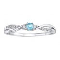 Silvego Silver Ring with Blue Topaz and Brilliance Zirconia JJJR1100TS Silvego Silver Ring with Blue Topaz and Brilliance Zirconia JJJR1100TS