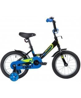 Novatrack Детский велосипед 14" TWIST чёрный