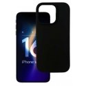 3MK Silicone Case mobilo telefonu apvalks 16 cm (6.3") Aploksne Melns