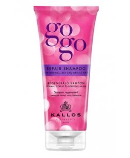 Kallos GOGO Repair Shampoo 200 ml Šampūnas Neprofesionalus Moteriškas