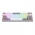 REDRAGON FIZZ PRO K616 tastatūra Speļu USB + RF Wireless + Bluetooth QWERTY Angļu Pelēks, Balts REDRAGON FIZZ PRO K616 tastatūra Speļu USB + RF Wireless + Bluetooth QWERTY Angļu Pelēks, Balts