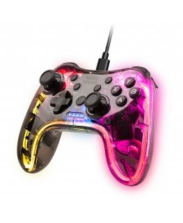Mars Gaming MGPC spēļu kontrolierīce Caurspīdīgs USB Spēļu paliktnis Android, MAC, Nintendo Switch, PC (dators), Playstation 3