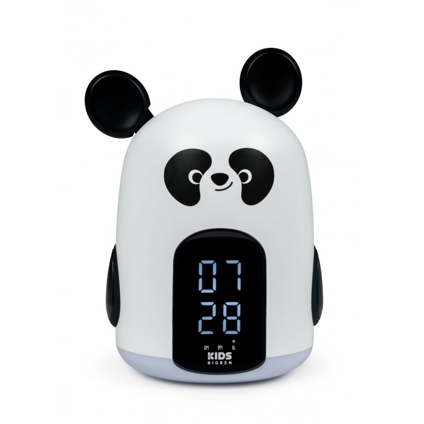 Bigben Interactive RKIDSPANDA modinātājpulkstenis/taimeris Digitāls modinātājs Melns, Balts – 3