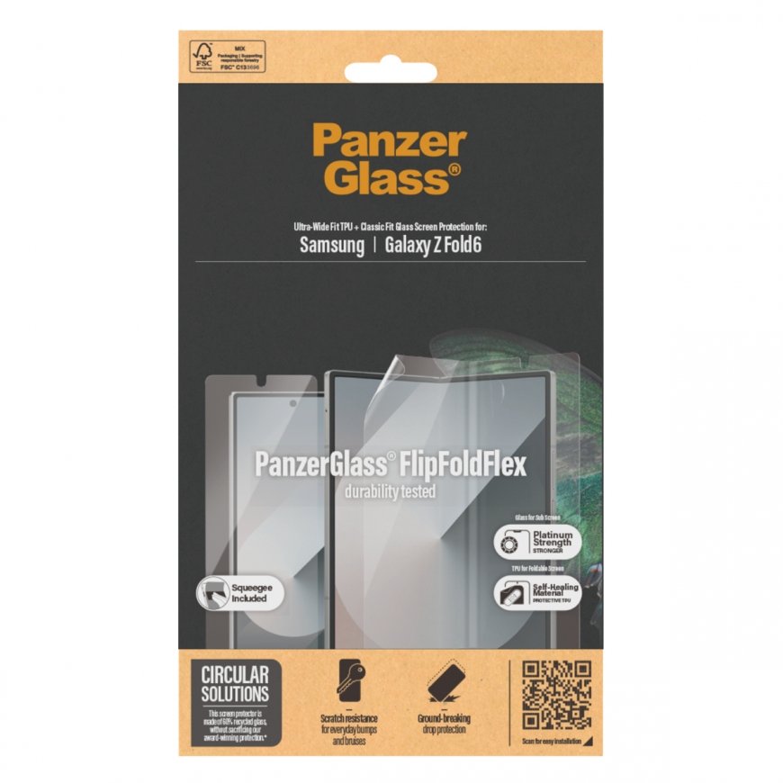 PanzerGlass PG Scrn Sam new Z Fold 5 Temp Glas/Film Kirkas näytönsuoja Samsung 1 kpl – 3