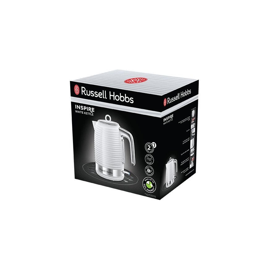 Russell Hobbs Inspire White vedenkeitin – 4