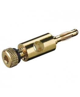 Goobay Banana Plug with Screw Connection, 10 pcs.