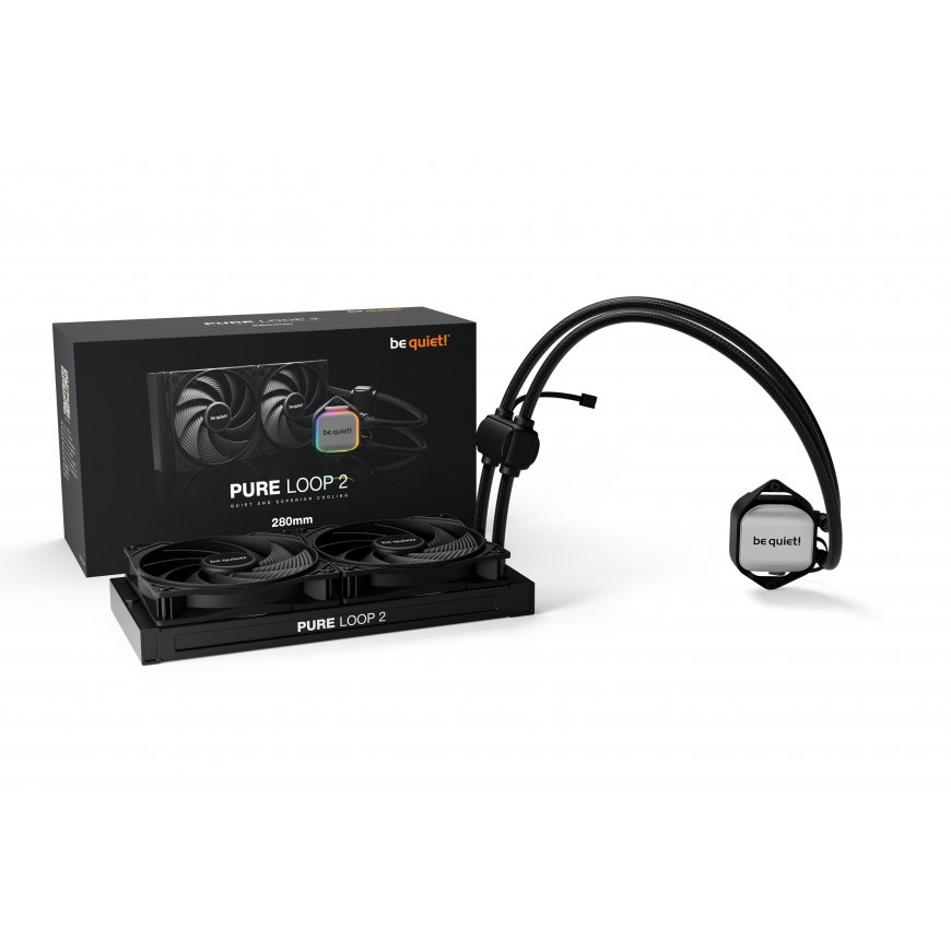 be quiet! Pure Loop 2 | 280mm Procesorius Universalusis skystinis aušintuvas 14 cm Juoda 1 vnt – 2