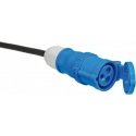 Brennenstuhl 1167650110 power extension 10 m 1 AC outlet(s) Outdoor Black, Blue