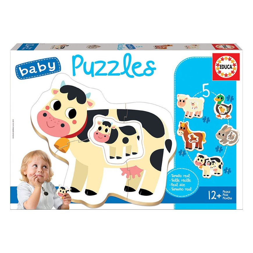 Educa 17574 puzle Kontūras puzle Ferma