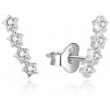 Beneto Playful Longitudinal Earrings with Clear Zircons AGUP2116L Beneto Playful Longitudinal Earrings with Clear Zircons AGUP2116L