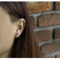 Beneto Playful Longitudinal Earrings with Clear Zircons AGUP2116L Beneto Playful Longitudinal Earrings with Clear Zircons AGUP2116L
