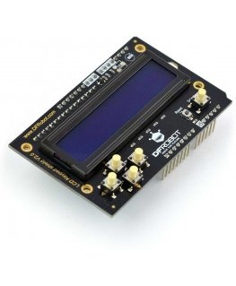 DFRobot Arduino priedėlis su klaviatūra ir LCD ekranu v2.0