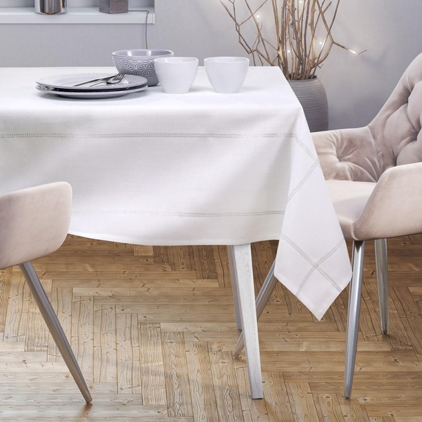 AmeliaHome Tablecloth AH ANTONY White 140X400 – 2