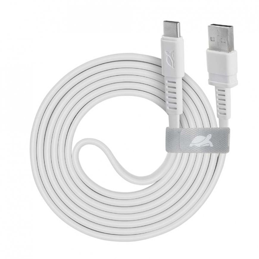 Rivacase PS 6002 WT12 USB-kaabel USB 2.0 1,2 m USB C USB A Valge