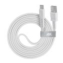 Rivacase PS 6002 WT12 USB kabelis USB 2.0 1,2 m USB C USB A Balta