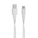 Rivacase PS 6002 WT12 USB kabelis USB 2.0 1,2 m USB C USB A Balta