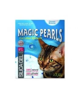 Silicone sand for cat toilet : MAGIC PEARLS Ocean Breeze 7.6 L