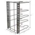 King Hoff Kitchen rack 5 levels KINGHOFF King Hoff Kitchen rack 5 levels KINGHOFF