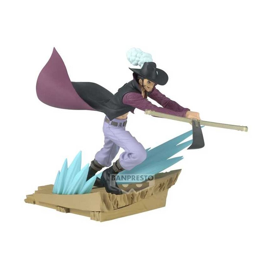 Banpresto One Piece Senkozekkei Dracule Mihawk figure 12cm