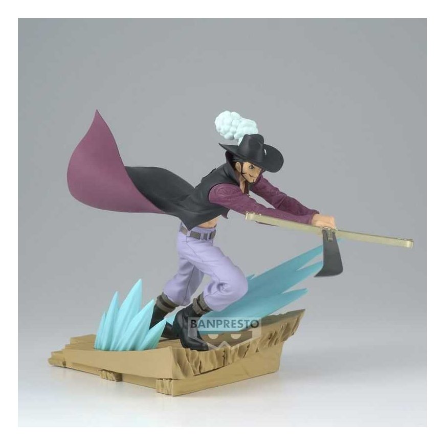 Banpresto One Piece Senkozekkei Dracule Mihawk figuuri 12cm – 2