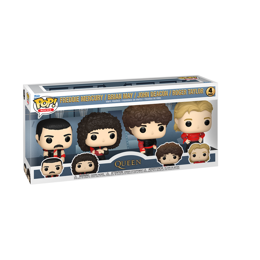 FUNKO POP! Vinyl Figure: Queen - Radio Gaga (4-pack)