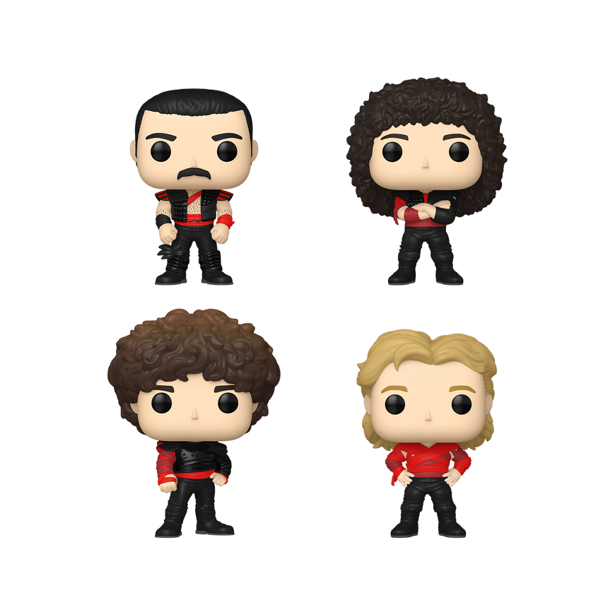 FUNKO POP! Vinyl Figure: Queen - Radio Gaga (4-pack) – 2