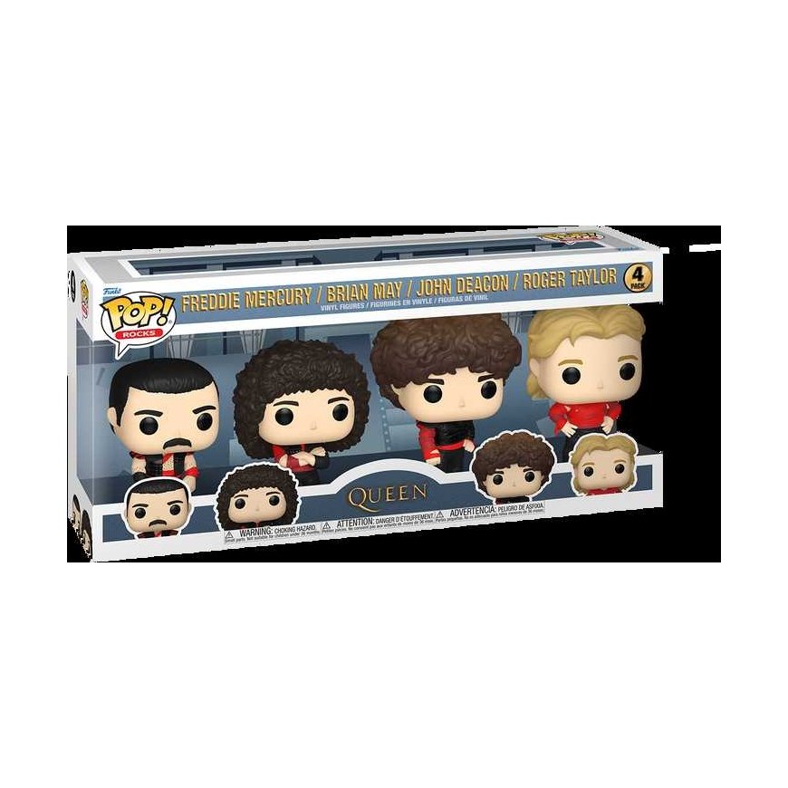 FUNKO POP! Vinyl Figure: Queen - Radio Gaga (4-pack) – 3