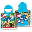 Sega Sonic The Hedgehog microfiber poncho towel Sega Sonic The Hedgehog microfiber poncho towel