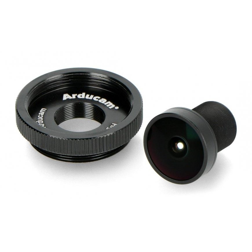 Wide-angle M12 1/2.3" lens with Raspberry Pi HQ camera adapter - Arducam LN064 – 2