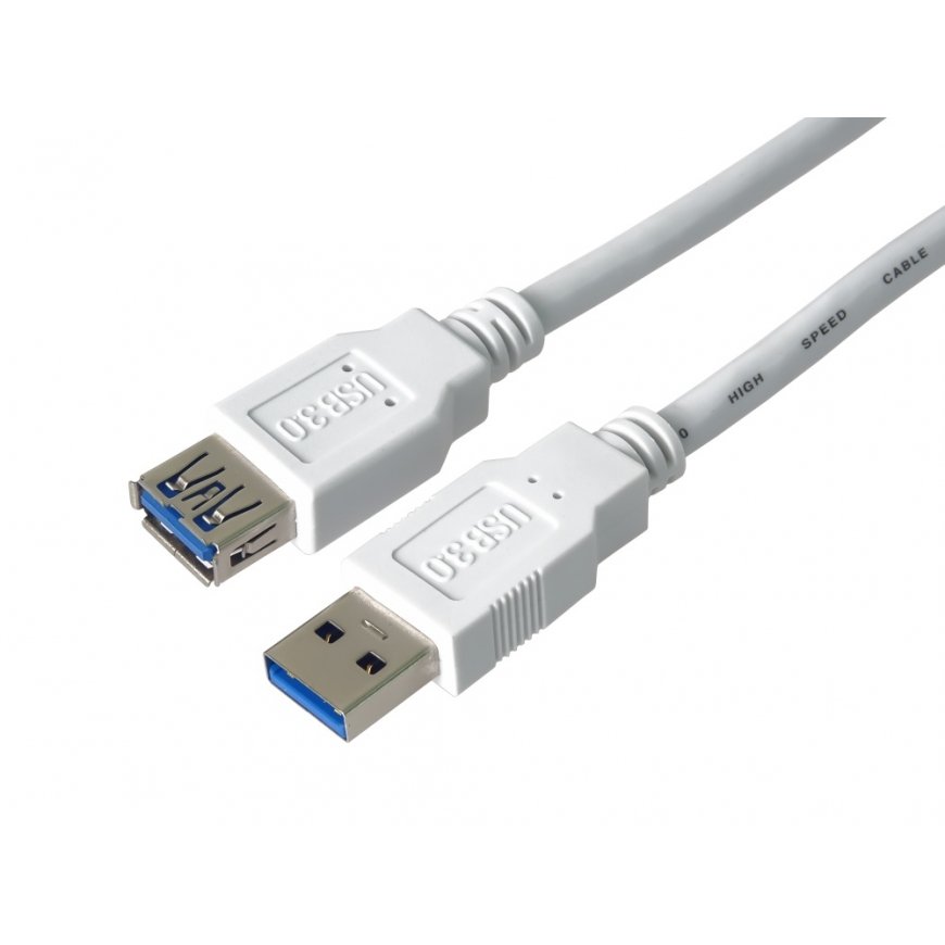 PremiumCord KU3PAA5W USB kabelis USB 3.2 Gen 1 (3.1 Gen 1) 5 m USB A USB B Balta – 2