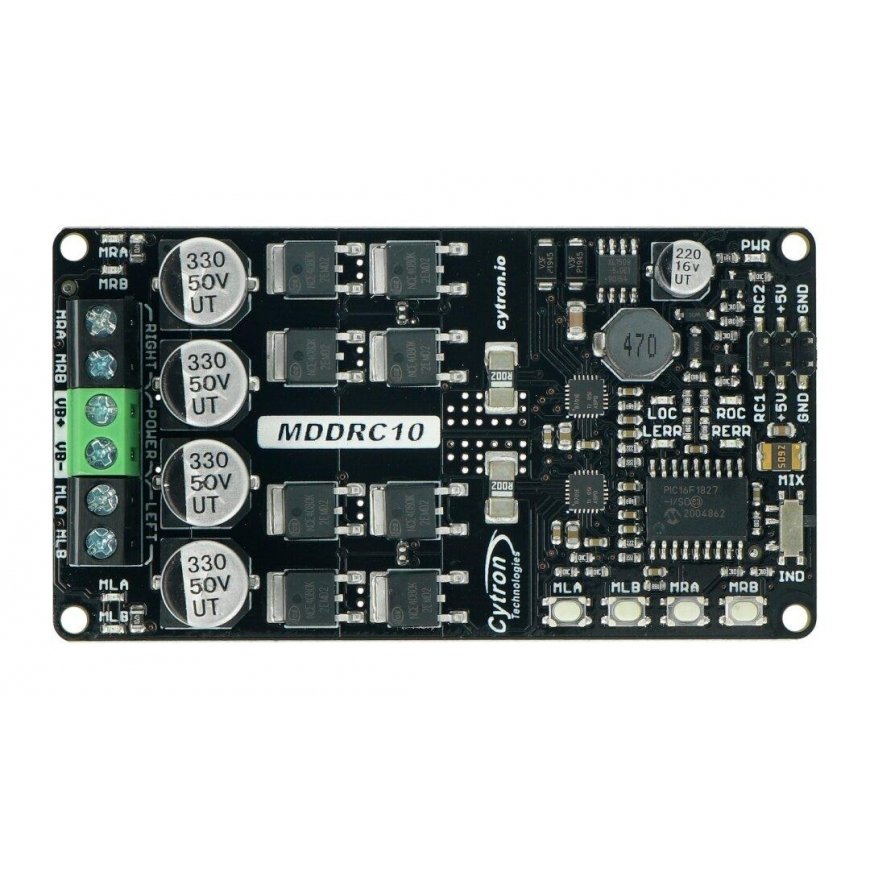 Cytron MDDRC10 - two-channel controller for DC 10A 7V-30V motors – 2