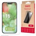 Toti TEMPERED glass 2D screen protector full cover for iPhone 16/15 Pro/15 Transparent Toti TEMPERED glass 2D screen protector full cover for iPhone 16/15 Pro/15 Transparent