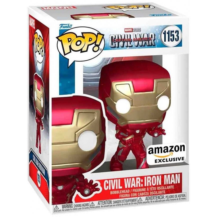 Funko POP -hahmo Marvel Civil War Captain America - Civil War Iron Man Exclusive – 2