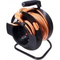 PREMIUMCORD Extension cord 230V drum 25m, black PREMIUMCORD Extension cord 230V drum 25m, black
