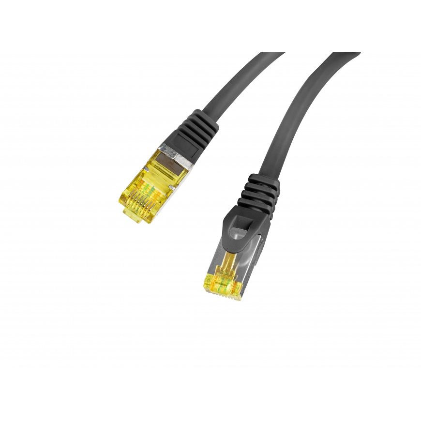 Lanberg PCF6A-10CU-0100-BK networking cable Black 1 m Cat6a S/FTP (S-STP) – 2