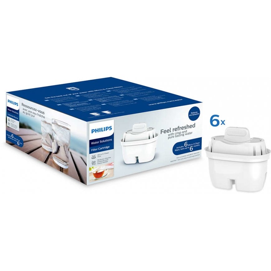 Philips AWP212/10 vedensuodatustarvike Vesisuodatinpatruuna 6 kpl – 2