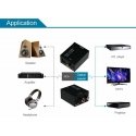 Premiumcord converter from SPDIF digital signal and Toslink optical signal to 2x CINCH Premiumcord converter from SPDIF digital signal and Toslink optical signal to 2x CINCH