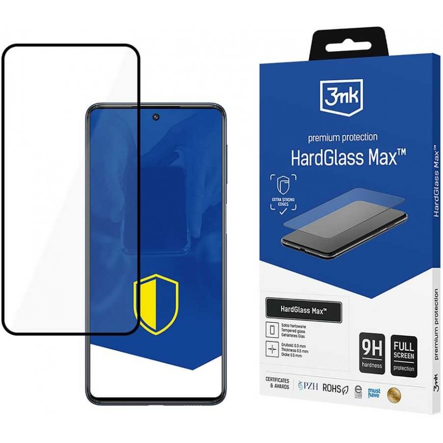 Samsung Galaxy M53 5G - 3mk HardGlass Max Black – 2